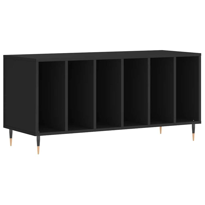 Comodă discuri, negru, 100x38x48 cm, lemn prelucrat - WALTI WALTI