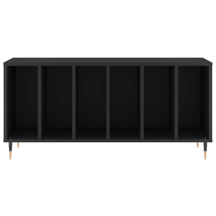 Comodă discuri, negru, 100x38x48 cm, lemn prelucrat - WALTI WALTI
