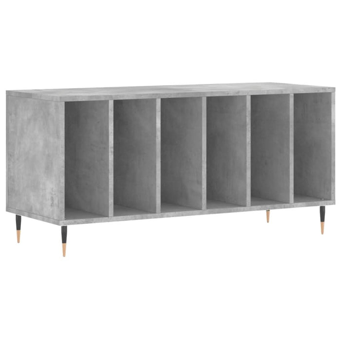 Dulap pentru discuri gri beton, 100x38x48 cm, lemn prelucrat - WALTI WALTI