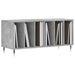 Dulap pentru discuri gri beton, 100x38x48 cm, lemn prelucrat - WALTI WALTI