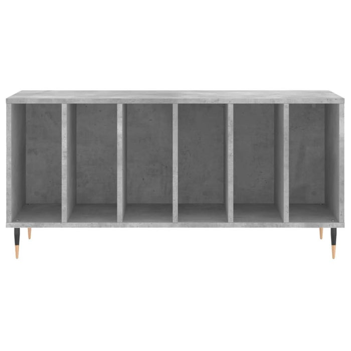 Dulap pentru discuri gri beton, 100x38x48 cm, lemn prelucrat - WALTI WALTI