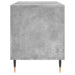 Dulap pentru discuri gri beton, 100x38x48 cm, lemn prelucrat - WALTI WALTI