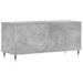 Dulap pentru discuri gri beton, 100x38x48 cm, lemn prelucrat - WALTI WALTI