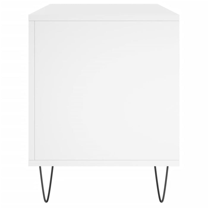 Comodă discuri, alb, 100x38x48 cm, lemn prelucrat - WALTI WALTI