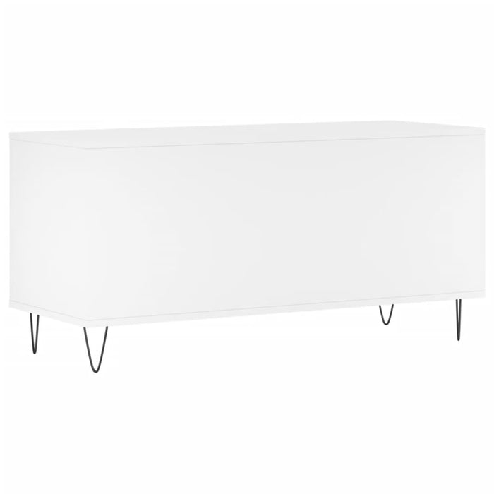 Comodă discuri, alb, 100x38x48 cm, lemn prelucrat - WALTI WALTI
