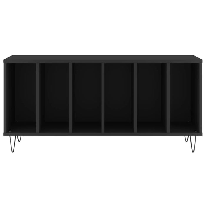 Comodă discuri, negru, 100x38x48 cm, lemn prelucrat - WALTI WALTI