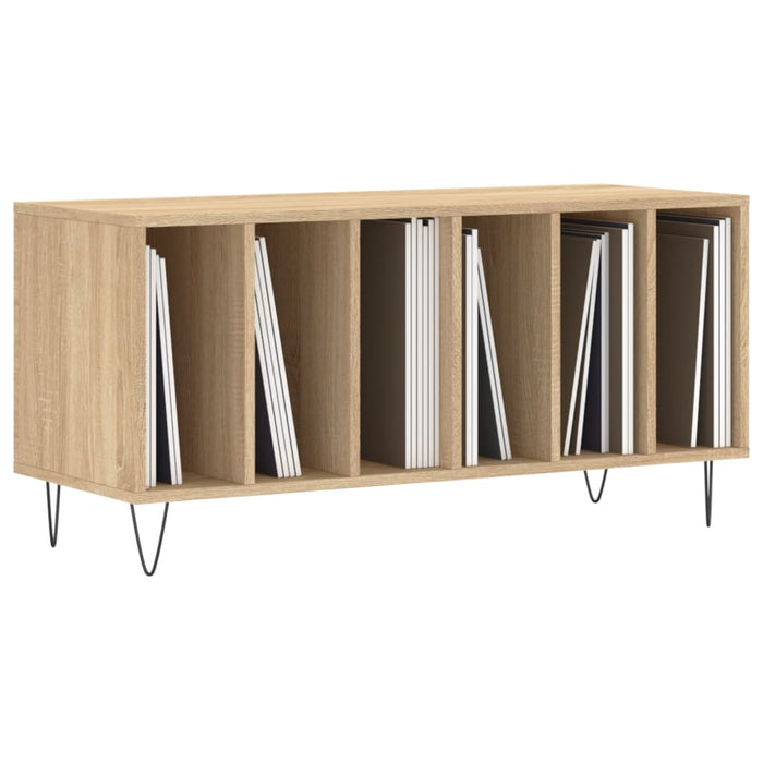 Dulap pentru discuri stejar sonoma 100x38x48 cm, lemn prelucrat - WALTI WALTI