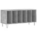 Dulap pentru discuri gri beton, 100x38x48 cm, lemn prelucrat - WALTI WALTI