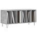 Dulap pentru discuri gri beton, 100x38x48 cm, lemn prelucrat - WALTI WALTI