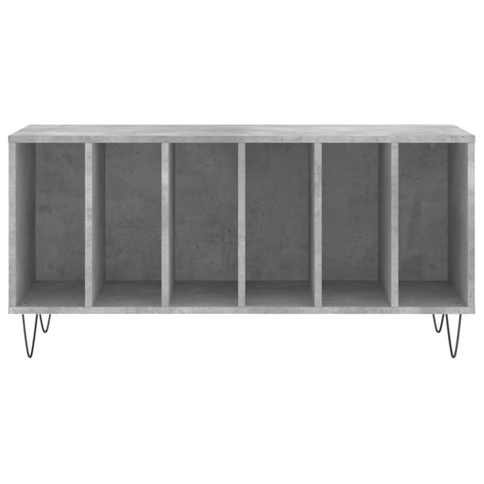 Dulap pentru discuri gri beton, 100x38x48 cm, lemn prelucrat - WALTI WALTI