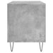 Dulap pentru discuri gri beton, 100x38x48 cm, lemn prelucrat - WALTI WALTI