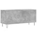 Dulap pentru discuri gri beton, 100x38x48 cm, lemn prelucrat - WALTI WALTI