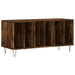 Dulap pentru discuri stejar fumuriu 100x38x48 cm lemn compozit - WALTI WALTI