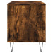 Dulap pentru discuri stejar fumuriu 100x38x48 cm lemn compozit - WALTI WALTI