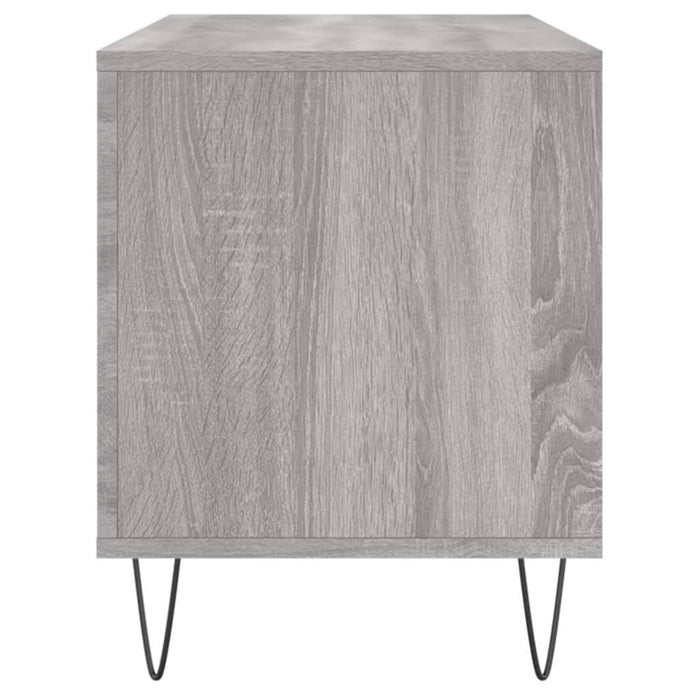 Dulap pentru discuri gri sonoma, 100x38x48 cm, lemn prelucrat - WALTI WALTI