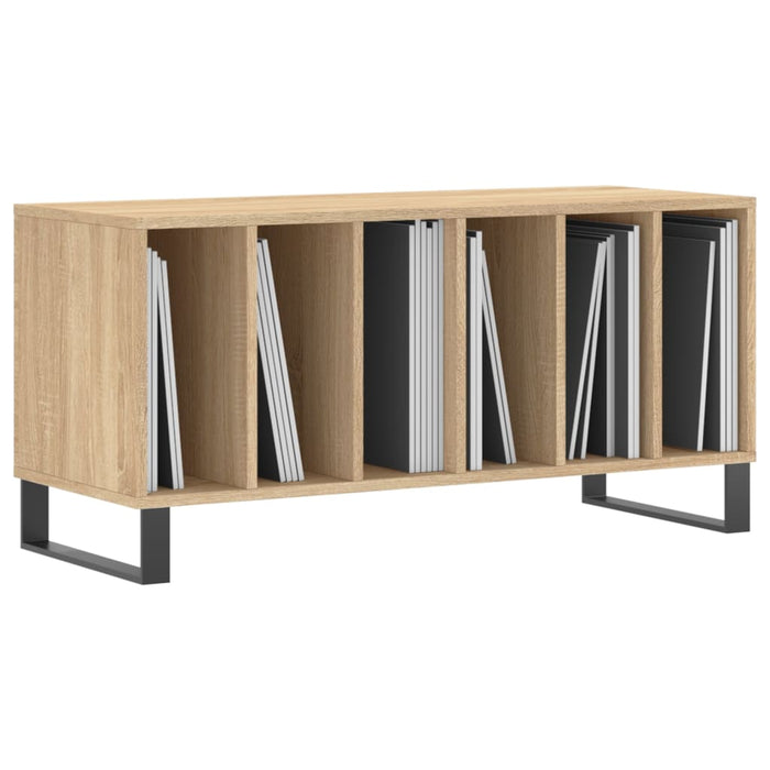 Dulap pentru discuri stejar sonoma 100x38x48 cm, lemn prelucrat - WALTI WALTI