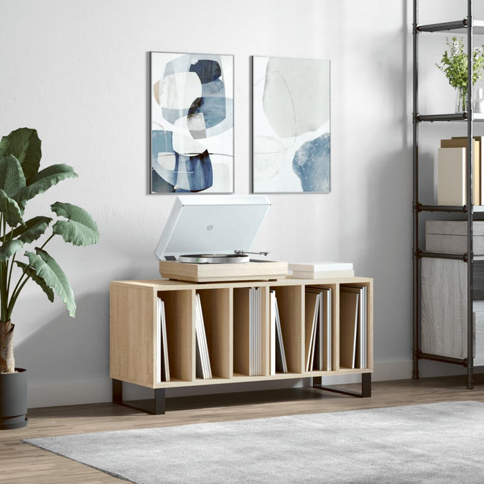 Dulap pentru discuri stejar sonoma 100x38x48 cm, lemn prelucrat - WALTI WALTI