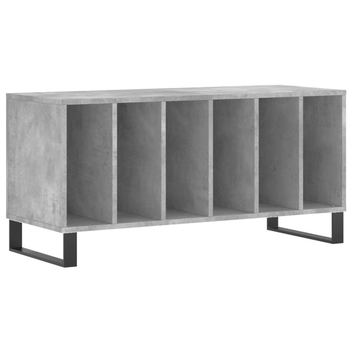 Dulap pentru discuri gri beton, 100x38x48 cm, lemn prelucrat - WALTI WALTI