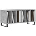 Dulap pentru discuri gri beton, 100x38x48 cm, lemn prelucrat - WALTI WALTI