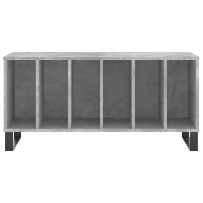 Dulap pentru discuri gri beton, 100x38x48 cm, lemn prelucrat - WALTI WALTI