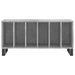 Dulap pentru discuri gri beton, 100x38x48 cm, lemn prelucrat - WALTI WALTI