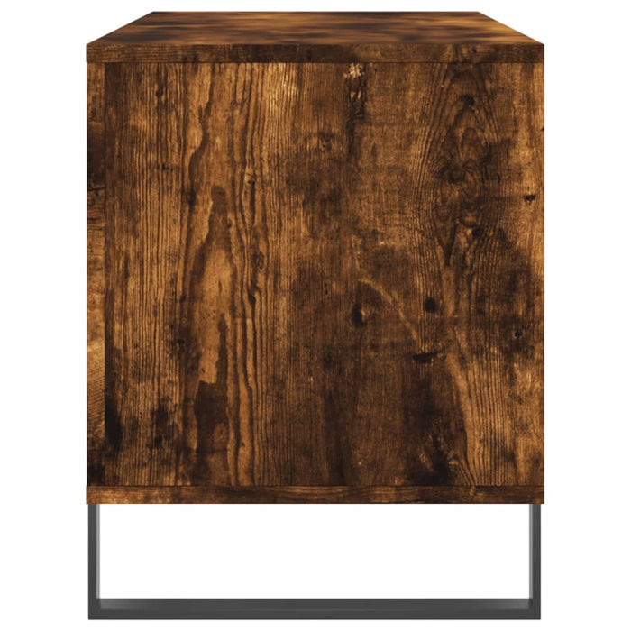 Dulap pentru discuri stejar fumuriu 100x38x48 cm lemn compozit - WALTI WALTI