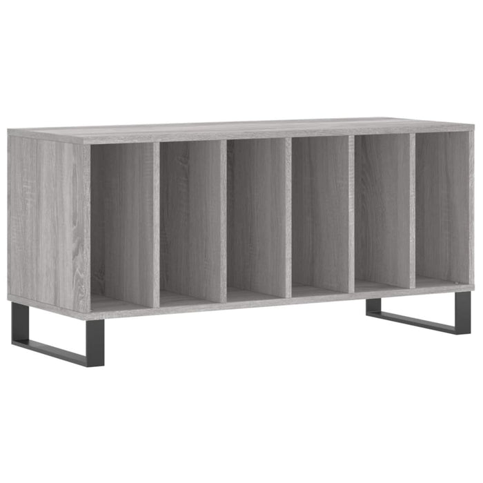 Dulap pentru discuri gri sonoma, 100x38x48 cm, lemn prelucrat WALTI