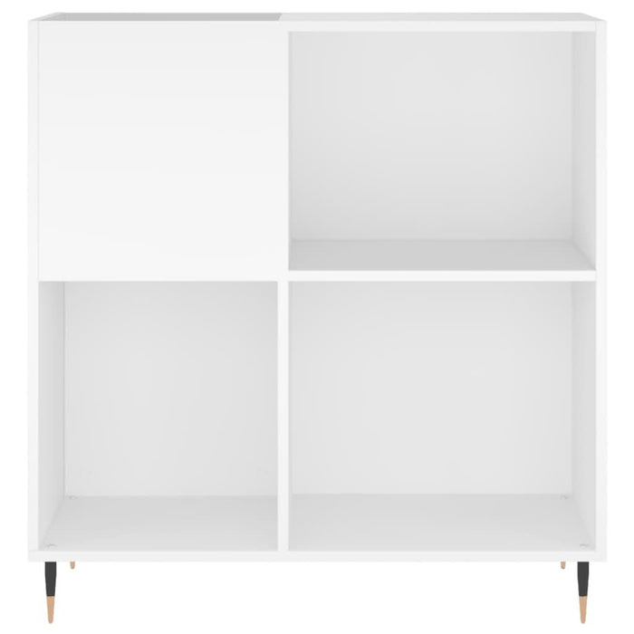 Dulap pentru discuri, alb, 84,5x38x89 cm, lemn compozit - WALTI WALTI