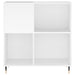 Dulap pentru discuri, alb, 84,5x38x89 cm, lemn compozit - WALTI WALTI