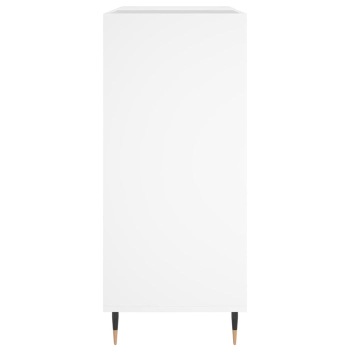 Dulap pentru discuri, alb, 84,5x38x89 cm, lemn compozit - WALTI WALTI