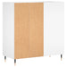 Dulap pentru discuri, alb, 84,5x38x89 cm, lemn compozit - WALTI WALTI