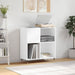 Dulap pentru discuri, alb, 84,5x38x89 cm, lemn compozit - WALTI WALTI