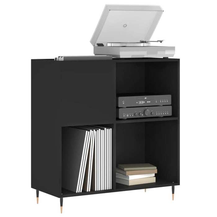 Dulap pentru discuri negru 84,5x38x89 cm lemn compozit - WALTI WALTI