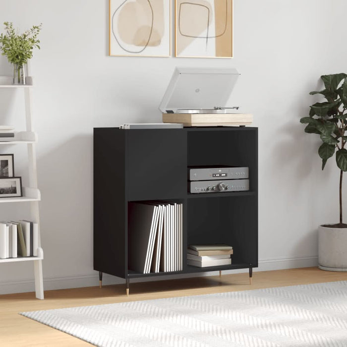 Dulap pentru discuri negru 84,5x38x89 cm lemn compozit - WALTI WALTI