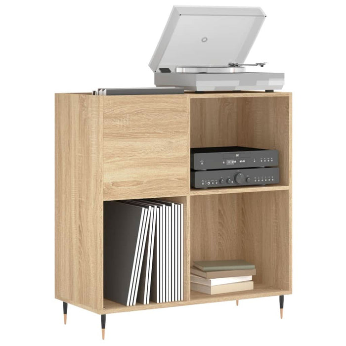 Dulap pentru discuri stejar sonoma 84,5x38x89 cm lemn compozit - WALTI WALTI