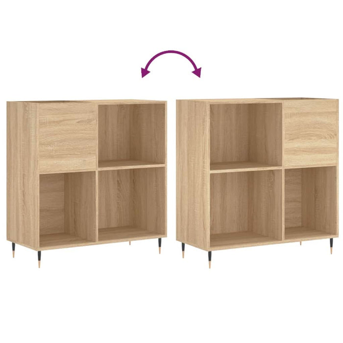 Dulap pentru discuri stejar sonoma 84,5x38x89 cm lemn compozit - WALTI WALTI