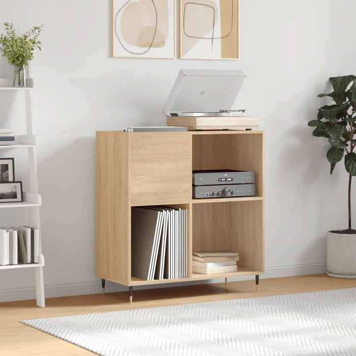 Dulap pentru discuri stejar sonoma 84,5x38x89 cm lemn compozit - WALTI WALTI
