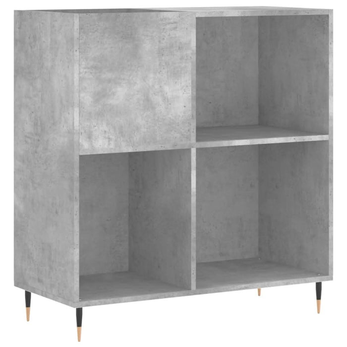 Dulap pentru discuri gri beton 84,5x38x89 cm lemn compozit - WALTI WALTI