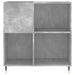 Dulap pentru discuri gri beton 84,5x38x89 cm lemn compozit - WALTI WALTI