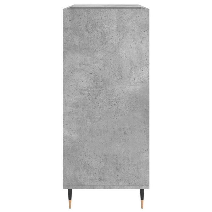 Dulap pentru discuri gri beton 84,5x38x89 cm lemn compozit - WALTI WALTI