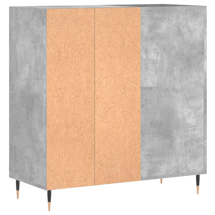 Dulap pentru discuri gri beton 84,5x38x89 cm lemn compozit - WALTI WALTI