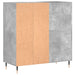 Dulap pentru discuri gri beton 84,5x38x89 cm lemn compozit - WALTI WALTI