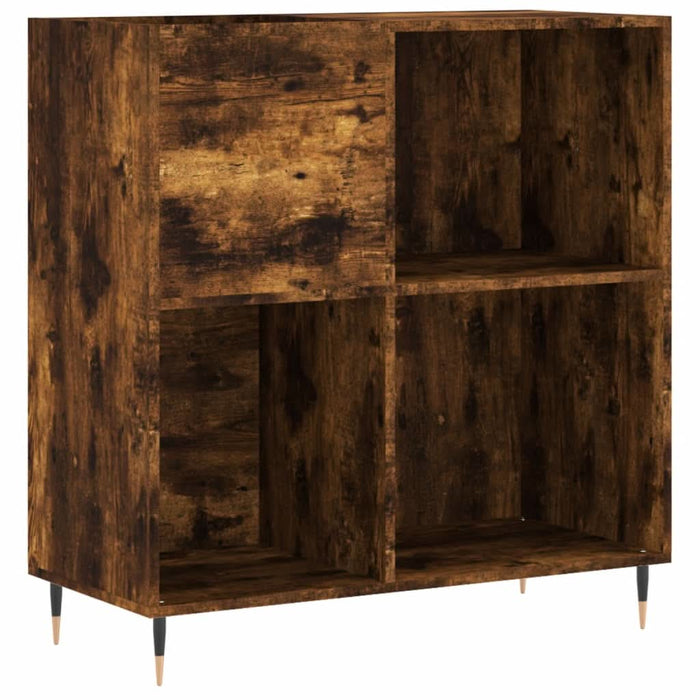 Dulap pentru discuri stejar fumuriu 84,5x38x89 cm lemn compozit - WALTI WALTI