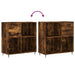 Dulap pentru discuri stejar fumuriu 84,5x38x89 cm lemn compozit - WALTI WALTI