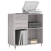 Dulap pentru discuri gri sonoma 84,5x38x89 cm lemn compozit - WALTI WALTI