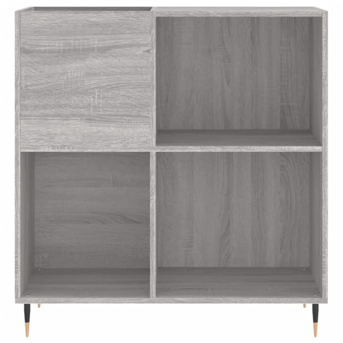 Dulap pentru discuri gri sonoma 84,5x38x89 cm lemn compozit - WALTI WALTI