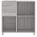 Dulap pentru discuri gri sonoma 84,5x38x89 cm lemn compozit - WALTI WALTI