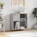 Dulap pentru discuri gri sonoma 84,5x38x89 cm lemn compozit - WALTI WALTI