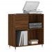 Dulap pentru discuri stejar maro 84,5x38x89 cm lemn compozit - WALTI WALTI