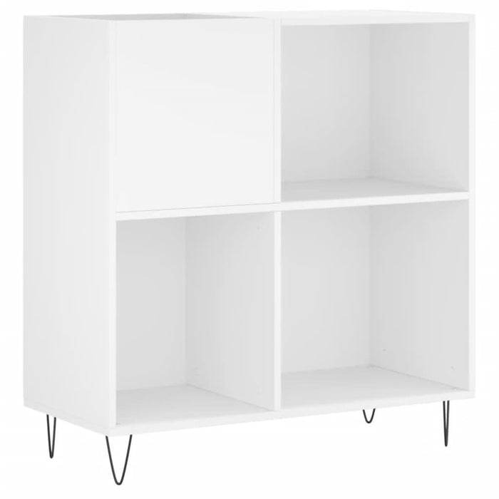 Dulap pentru discuri, alb, 84,5x38x89 cm, lemn compozit - WALTI WALTI